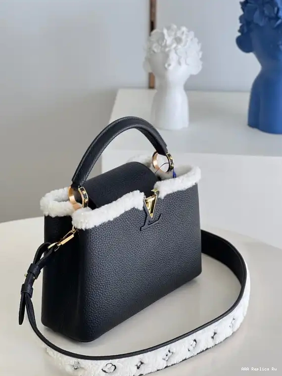AAA Pruses Bags LOUIS BB CAPUCINES VUITTON 0704